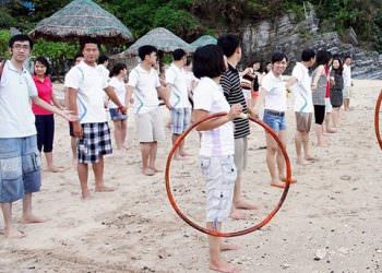 Trò Chơi Team Building Chuyền Vòng