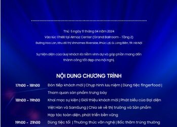 Mẫu Thiệp Mời Hội Nghị Khách Hàng Ấn Tượng