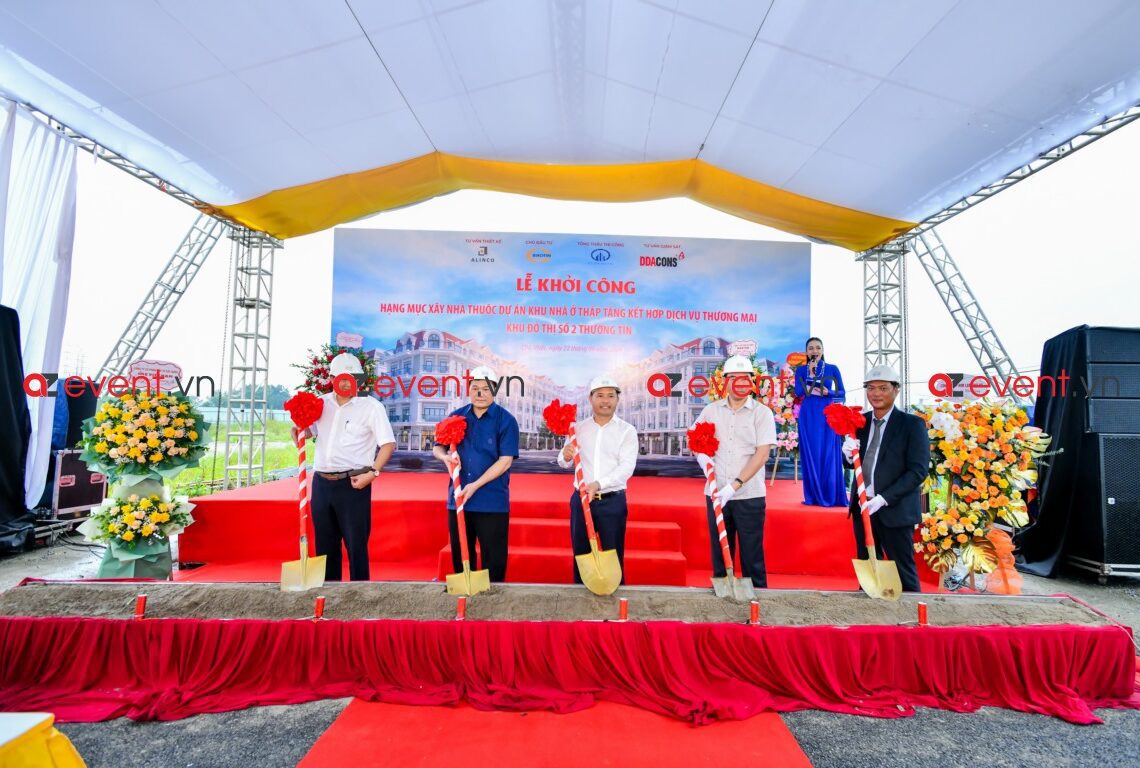 Lễ Khởi Công Dự Án Khu Nhà Ở Thấp Tầng Kết Hợp Dịch Vụ Thương Mại Khu Đô Thị Số 2 Thường Tín