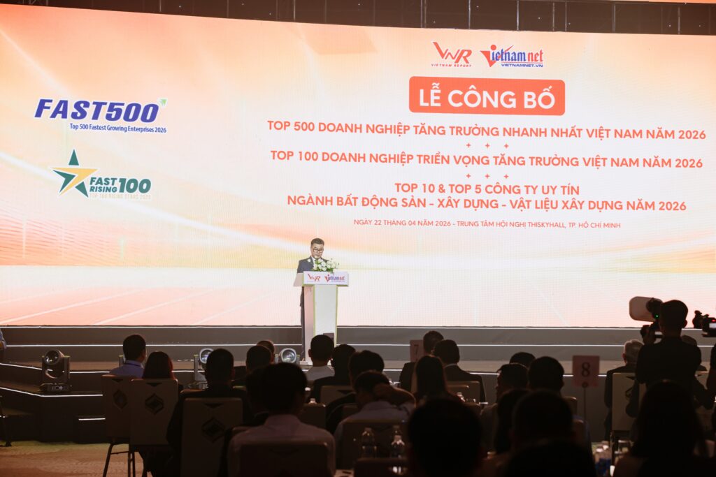 Lễ công bố Top 500 Doanh nghiệp tăng trưởng nhanh nhất Việt Nam năm 2026 Lễ Công Bố Top 500 Doanh Nghiệp Tăng Trưởng Nhanh Nhất Việt Nam Năm 2026