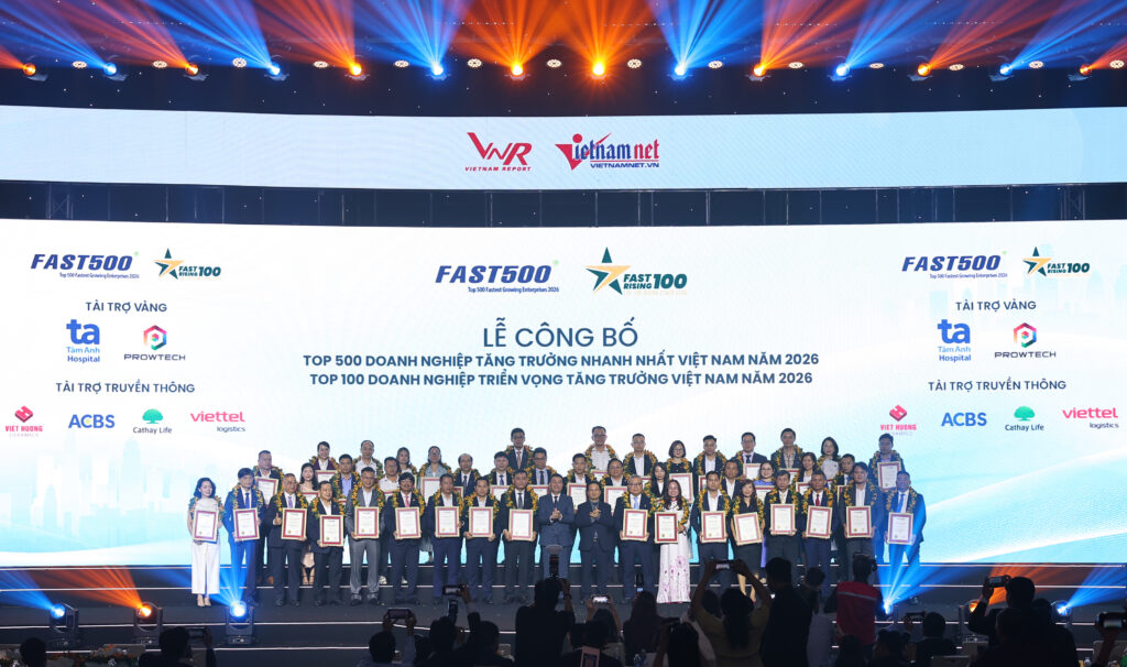 Lễ công bố Top 500 Doanh nghiệp tăng trưởng nhanh nhất Việt Nam năm 2026 Lễ Công Bố Top 500 Doanh Nghiệp Tăng Trưởng Nhanh Nhất Việt Nam Năm 2026