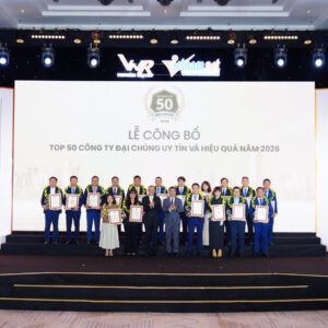 Toàn Cảnh Khán Phòng Sự Kiện Lễ Công Bố Top 50 Công Ty Đại Chúng Uy Tín Và Hiệu Quả Vix50 Tại Sheraton Hà Nội